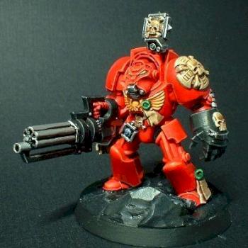 Blood Angel Terminator with Assault Cannon by Dunkpork
