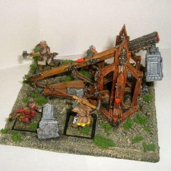 Bretonnian Trebuchet 2 by theelfmaster