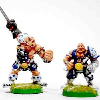 Bloodbowl Griff Oberwald, Morg and the Mighty Zug by scott summers