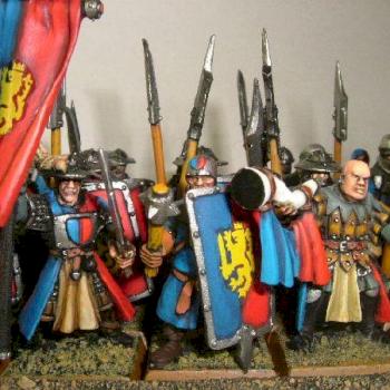 Bretonnian Men at Arms 2 by theelfmaster
