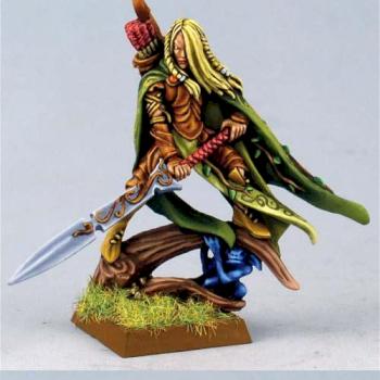 Wood Elves Lord with Great Weapon by Karina