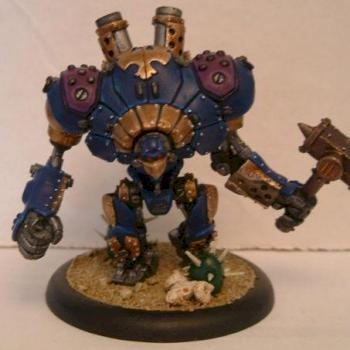 Warmachine Cygnar Ironclad by molejo