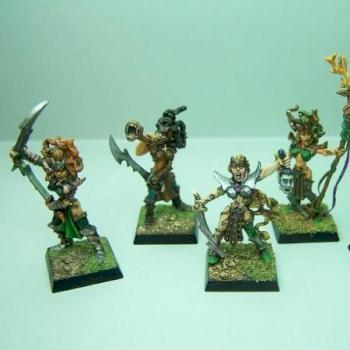 Danseuses de Guerre Elfes Sylvains by Valie