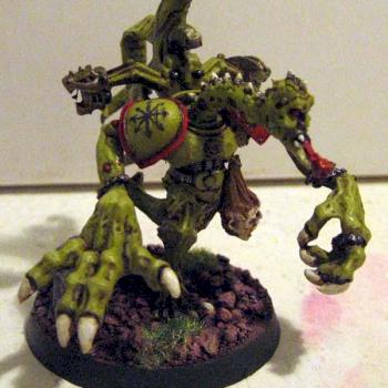 Nurgle Possessed Aspiring Champion by joppe