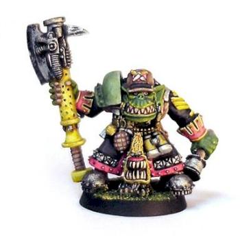 Ork Nob with Squig by baddog