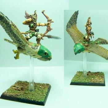 Guerrier Faucon Elfe Sylvain 2 by sceolan