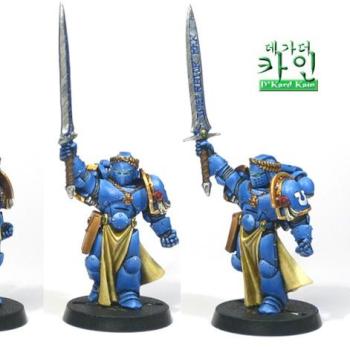 Space Marine Utramarine Champion by DKard Kain