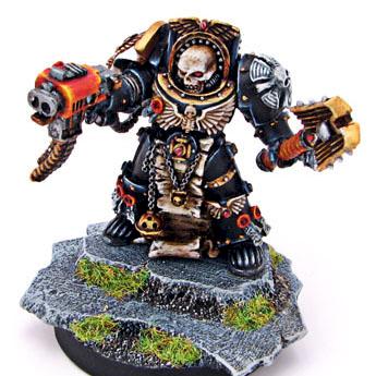 Cleaned up Black Templar Terminator Chaplain by MrKlipp