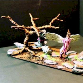 diorama angel warhammer by Altair III