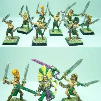 Danseurs de guerre Elfes Sylvains by sceolan