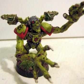 Nurgle Possessed Chaos Space Marine by joppe