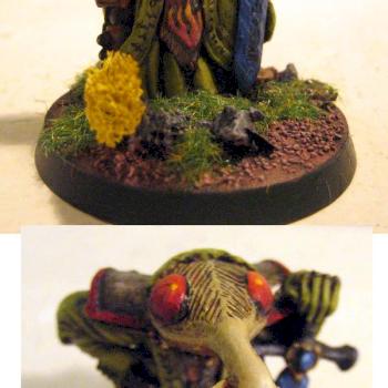 Nurgle Aspiring Champion with power weapon by joppe
