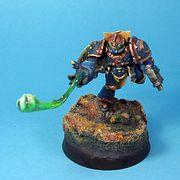 Chaos Space Marine Sorcerer by Joarmurel