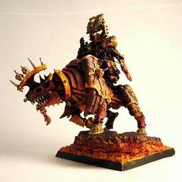Khorne Chaos Lord on Juggernaut by Ballentyne