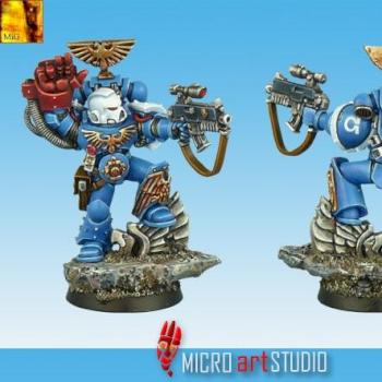 Space Marines Ultramarines Sergeant by MiG