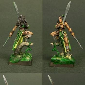 Wood Elf Wardancer Commend Group by racuss