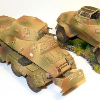 Sdkfz 222 (BAM) & Sdkfz 231 (Chieftain) by Heresy