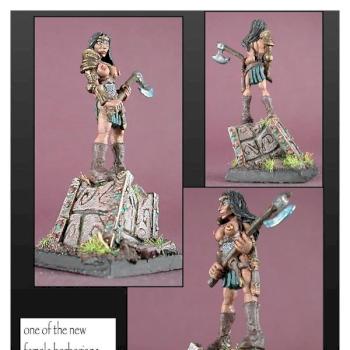 Bronze Age miniatures Amazon by ALizardInCrimson