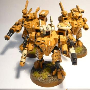 Tau Crisis Suit Team by sidestreaker