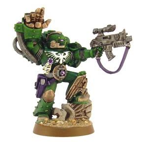 Dark Angels Sergeant With Power Fist by darkstudios