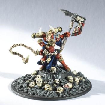 Khalva female Khorne Berzerker by wraithlord