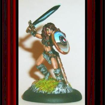 Barbarian Girl by Kromm