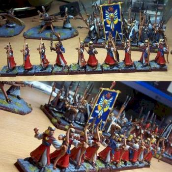 hight elve archers by charliess
