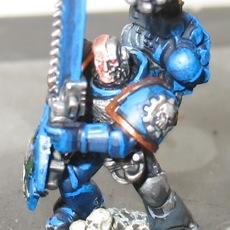 Void_Knight Tech Marine with Huge Blaster Thingy by cody5462