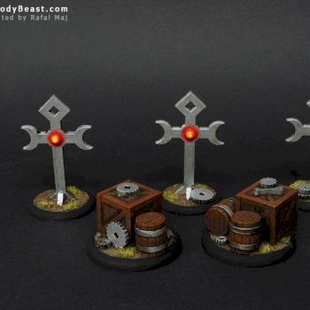 Warmachine Flags and Objective Markers by BloodyBeast.com