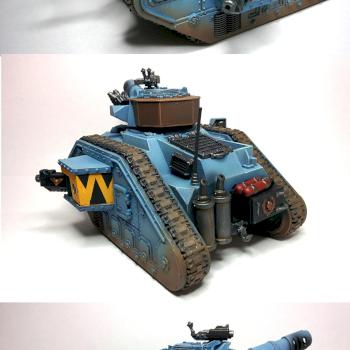 Tank Leman Russ of Space Wolves by logan666