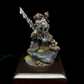 Slaughterpriest with Hackblade and Wrath-hammer by KSlee