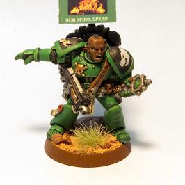 Salamanders Veteran Sergeant by Abrethor
