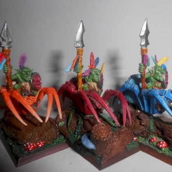 Forest Goblin Spider Rider by Shana12