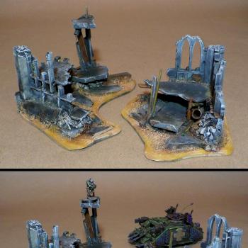 Custom 40k Ruins by allgamercreations