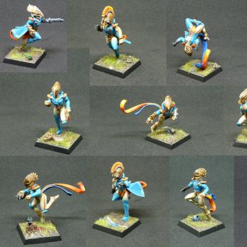 Saphery Seahawks (Blood Bowl Elf team) by Heartsbane