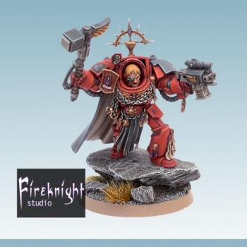 Space Marines Blood Angels Terminator Captain Karlaen by Fireknight