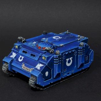Space Marines Ultramarines Rhino by BloodyBeast.com