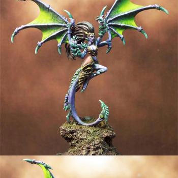 Legion of Everblight Absylonia, Daughter of Everblight Queen of Pain by garycs2000