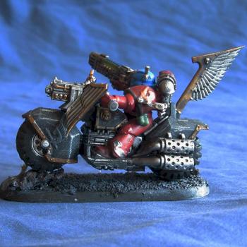 space marine in the bike by kbriv