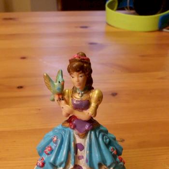 Princess with bird by LouiseTSL