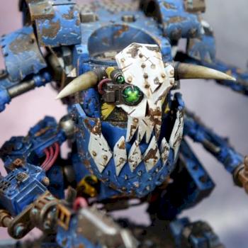 Ork Deathskulls Deff Dread 2 by Old Mini Junky