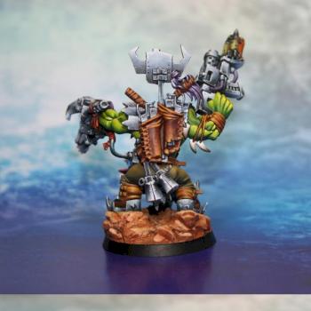 Orc Warboss Grukk Face-Rippa by kacpero