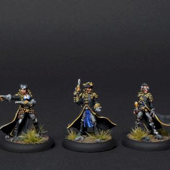 Cygnar Black 13th Gun Mage Strike Team by BloodyBeast.com