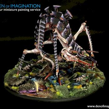 Tyranid Hierophant Bio-Titan by DEN of IMAGINATION