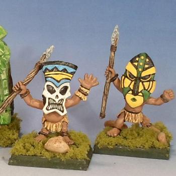 Pygmies and Idol by Hawthorn67