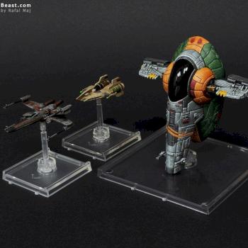 Star Wars Starships (X-Wing, A-Wing, E-Wing, and Slave I) by BloodyBeast.com