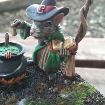 Female Mouse Witch close-up by Alpet