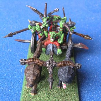 Goblin Wolf Chariot by Glyn Green