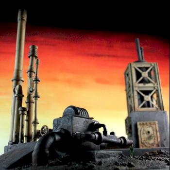Toxic waste industrial set by Terraformer