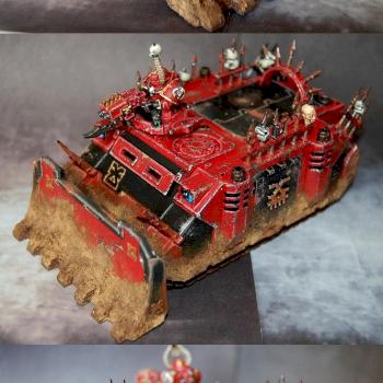 World Eaters Rhino III (Khorne / Chaos) by mf_Greg